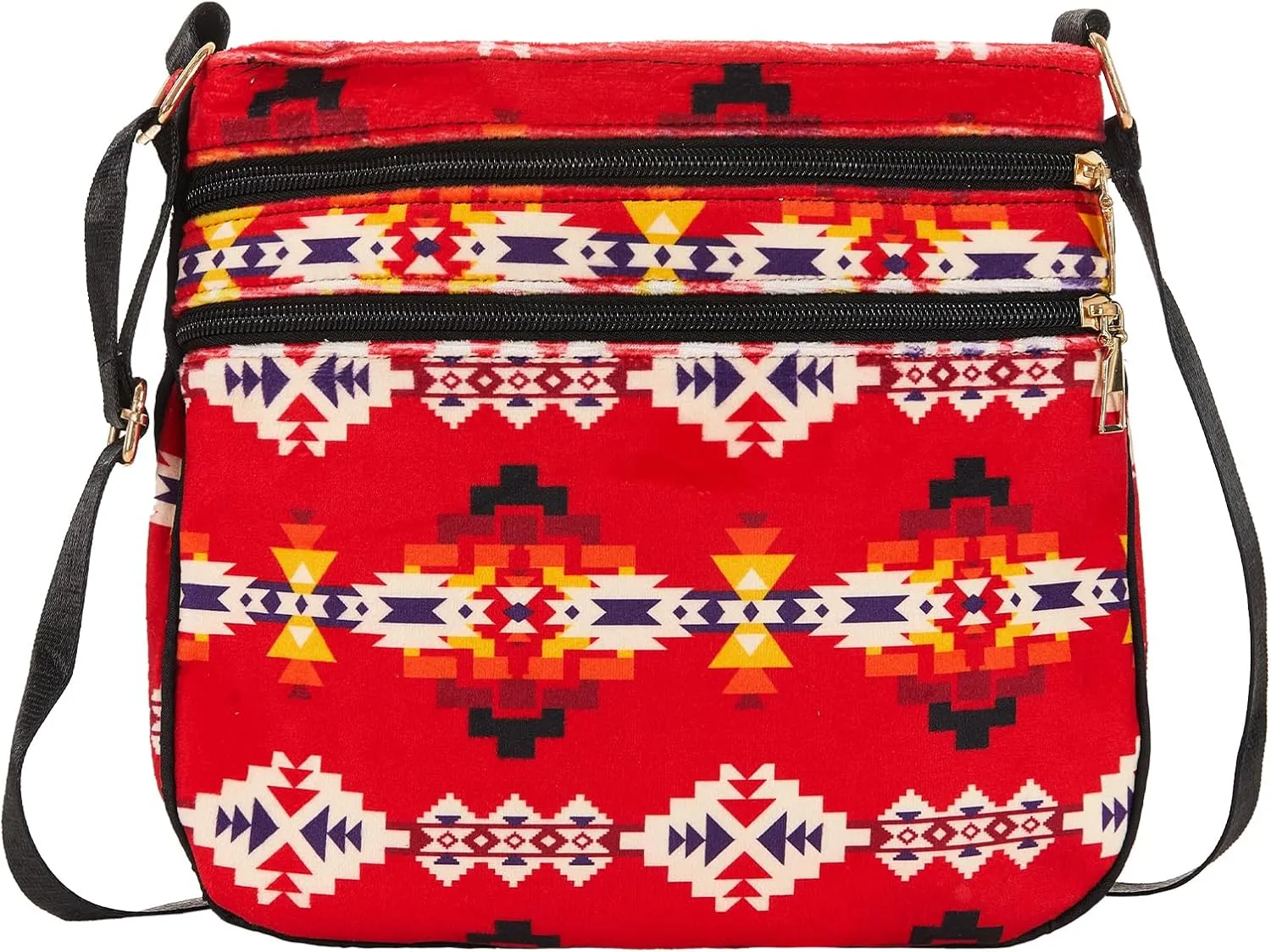 Southwest Crossbody Bag, Shoulder Purse, Lightweight Satchel, Handbags For Women With Adjustable Strap