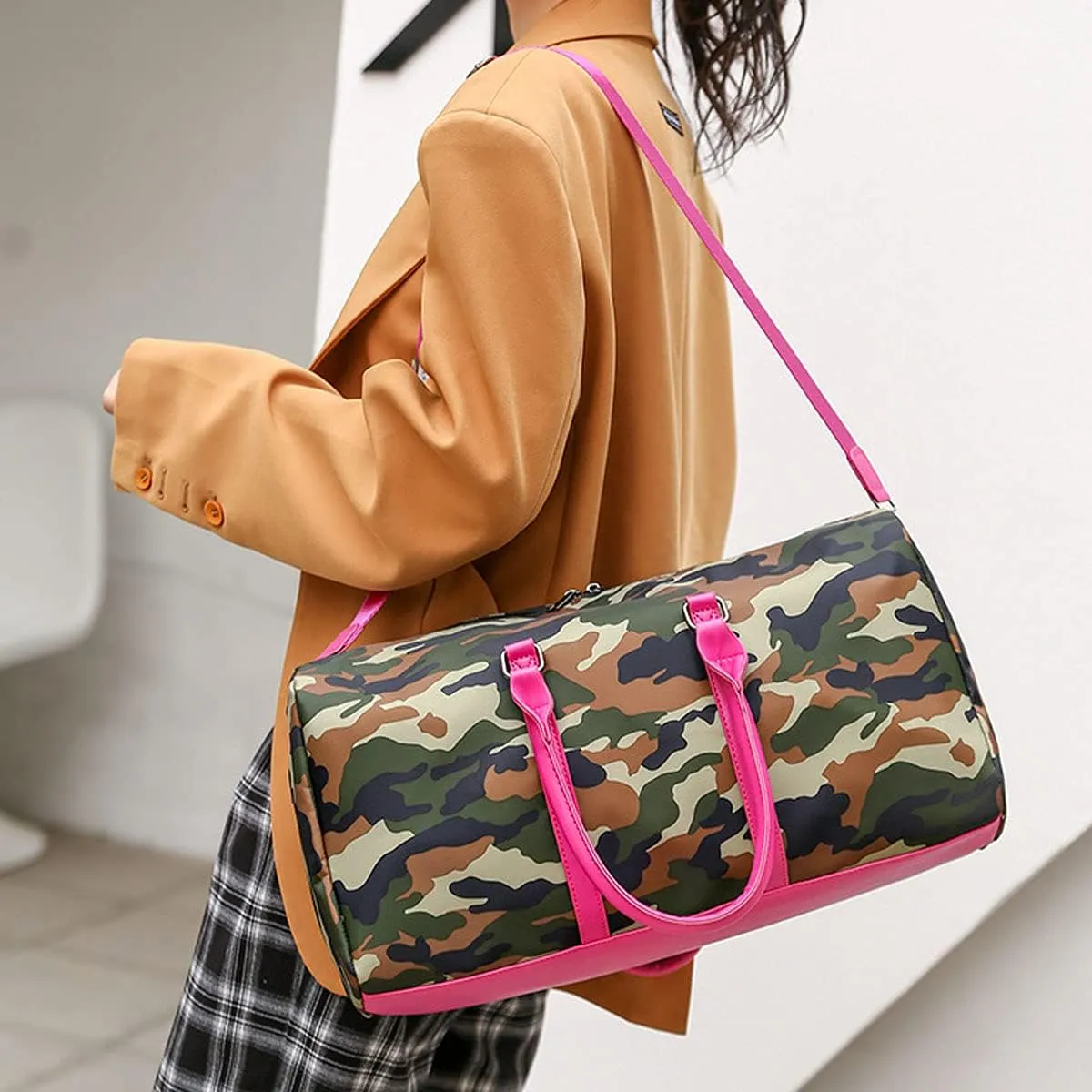Sports Gym Bag Travel Bag Casual Duffel Bag for Men and Women Lightweight