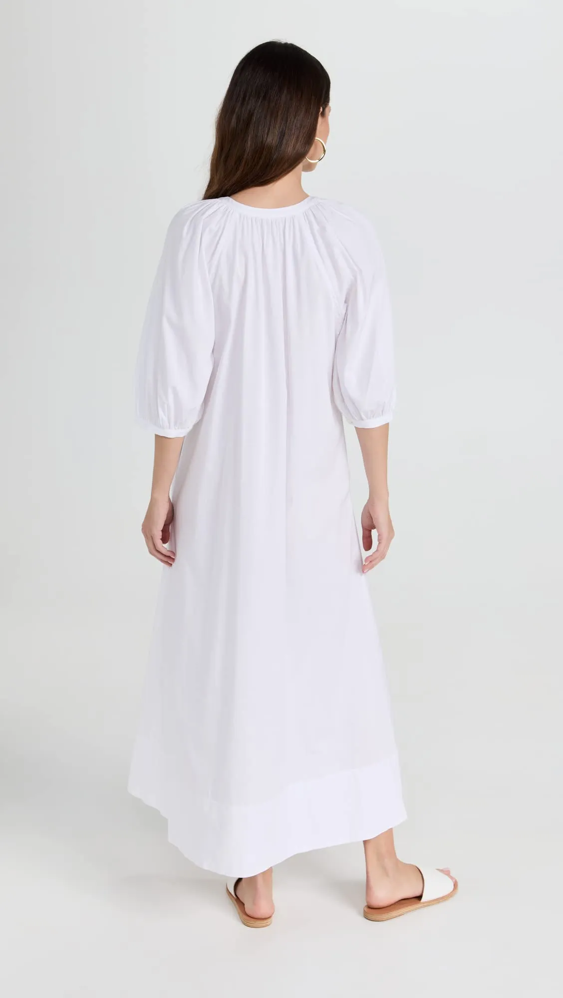 STAUD Women's Vincent Dress X-Small White