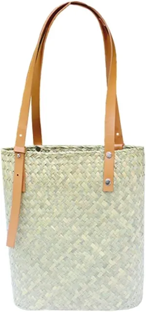 Straw Purses for Women Summer Beach Bag Resort Bag French Style Straw Tote Trendy Shoulder Purse Underarm Vacation Handbags