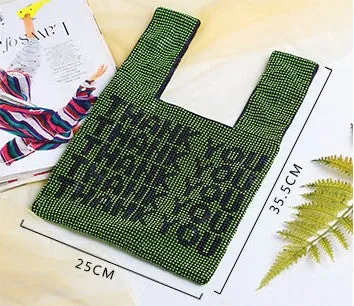 Thank You Sequins Bag