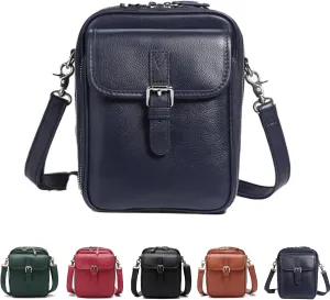 Tojoyride Crossbody Bag, Vintage Urvashi Crossbody Bag with 10 Card Slots, Women Shoulder Handbags with Anti-Theft Zipper