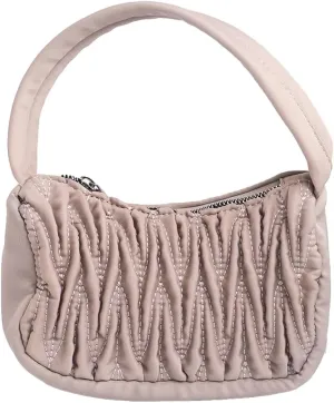 Top Handle Handbag for Women Ruffled Cloud Purse Hobo Bag Small Fashion Shoulder Bag