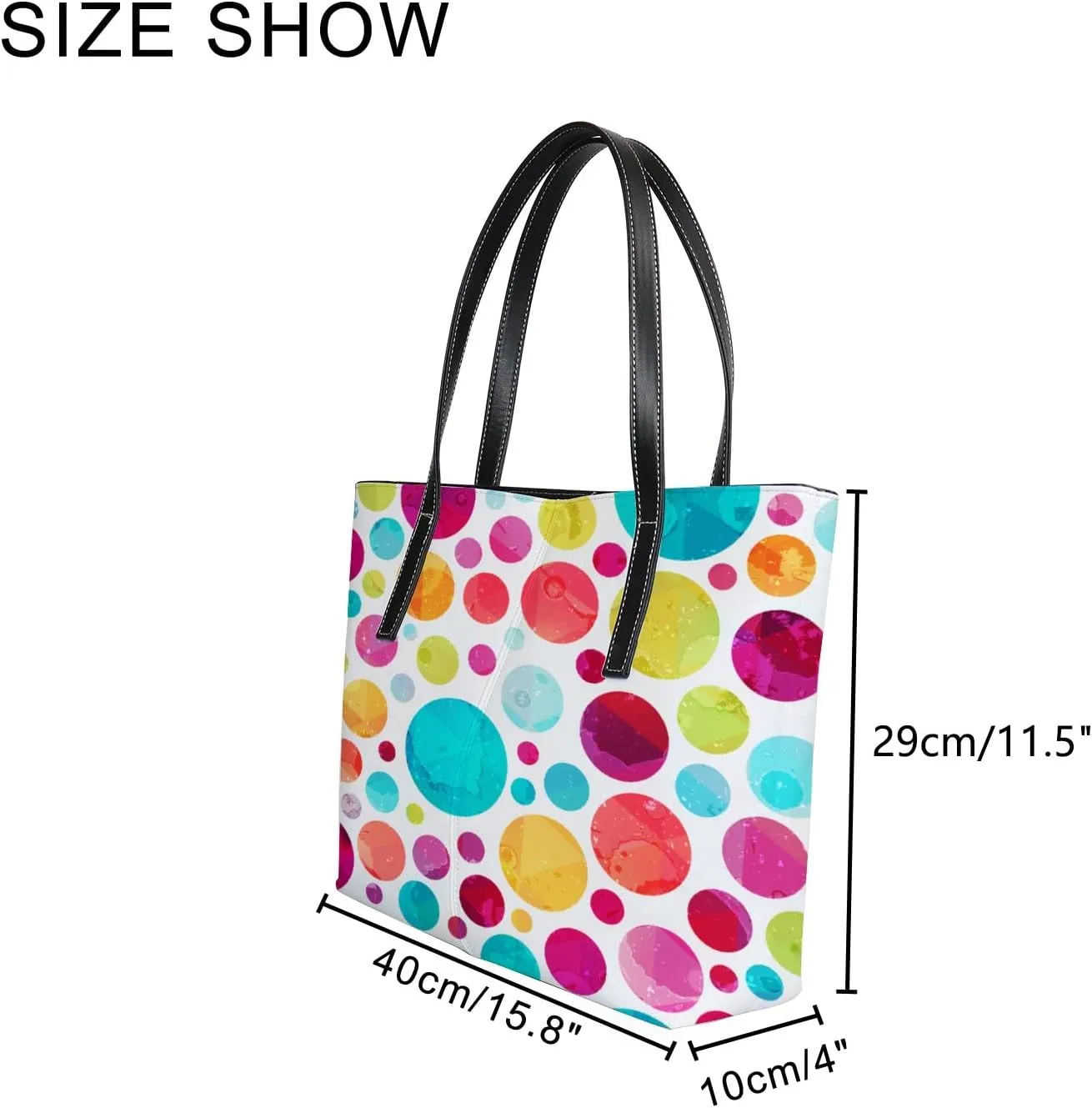 Tote Bag for Women PU Leather Handbags Women's Crossbody Handbags Work Tote Bags for Women Coachbags Tote Bag with Zipper