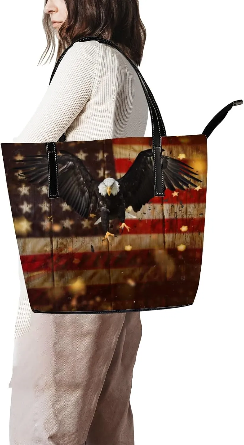 Tote Bag for Women PU Leather Handbags Women's Crossbody Handbags Work Tote Bags for Women Coachbags Tote Bag with Zipper