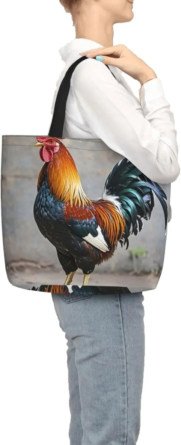 Tote Bag Large Capacity Grocery Bag With Zipper Sloth Sunflower Shopping Bag Shoulder Bag for Women