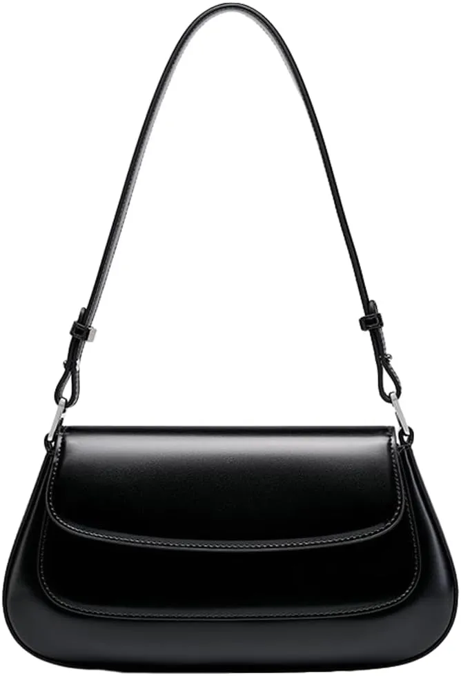 Trendy Genuine Leather Crossbody Bag for Women Small Y2k Tote Purse Shoulder Satchel Ladies Casual Handbags