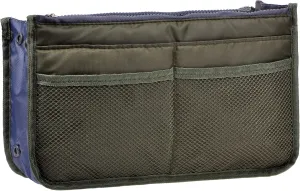 Vercord Purse Organizer Insert for Handbags Bag Organizers Inside Tote Pocketbook Women Nurse Nylon 13 Pockets Army Green Medium