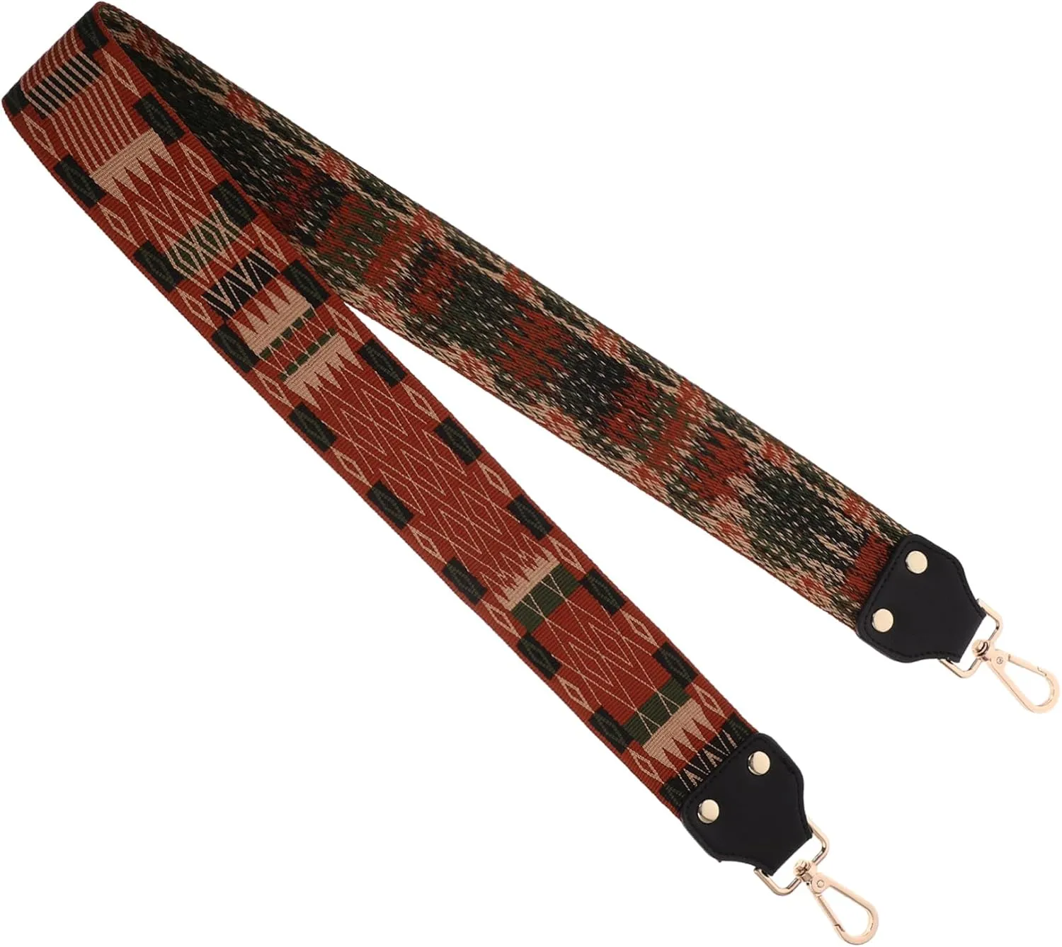 VICASKY Guitar Strap Replacement Roman Embroidery Musical Instrument Strap Shoulder Bag Assorted Colors