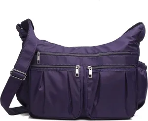 VOLGANIK ROCK Crossbody Purses for Women Shoulder Handbags Lightweight Waterproof Nylon Travel Bag Ladies Pocketbooks