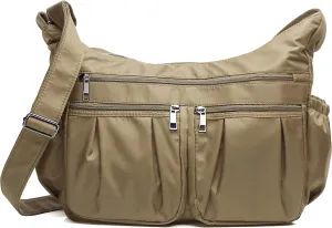 VOLGANIK ROCK Crossbody Purses for Women Shoulder Handbags Lightweight Waterproof Nylon Travel Bag Ladies Pocketbooks