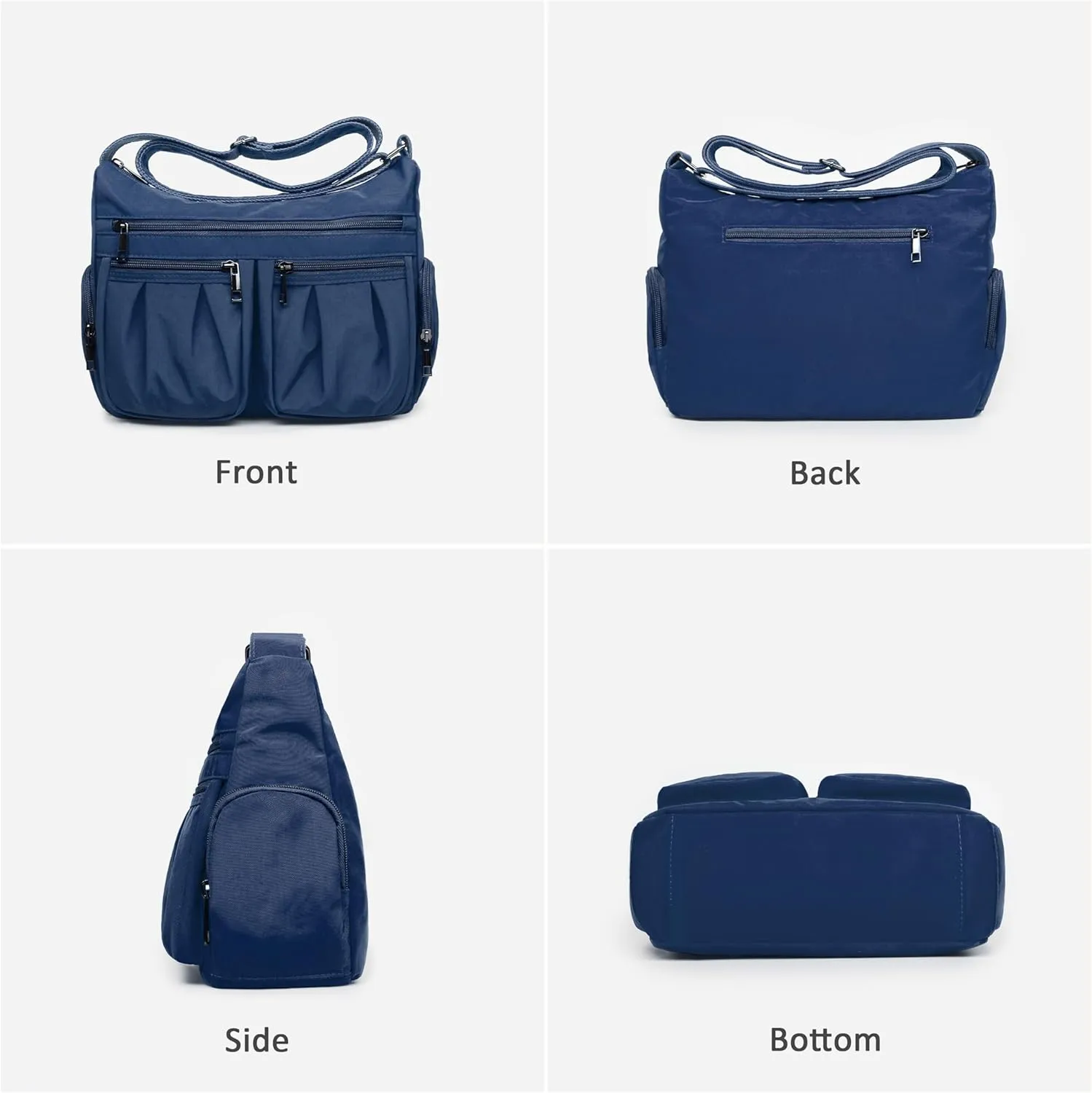 VOLGANIK ROCK Crossbody Purses for Women Shoulder Handbags Lightweight Waterproof Nylon Travel Bag Ladies Pocketbooks