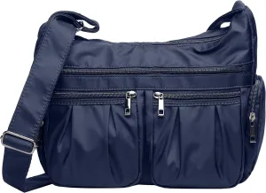 VOLGANIK ROCK Crossbody Purses for Women Shoulder Handbags Lightweight Waterproof Nylon Travel Bag Ladies Pocketbooks