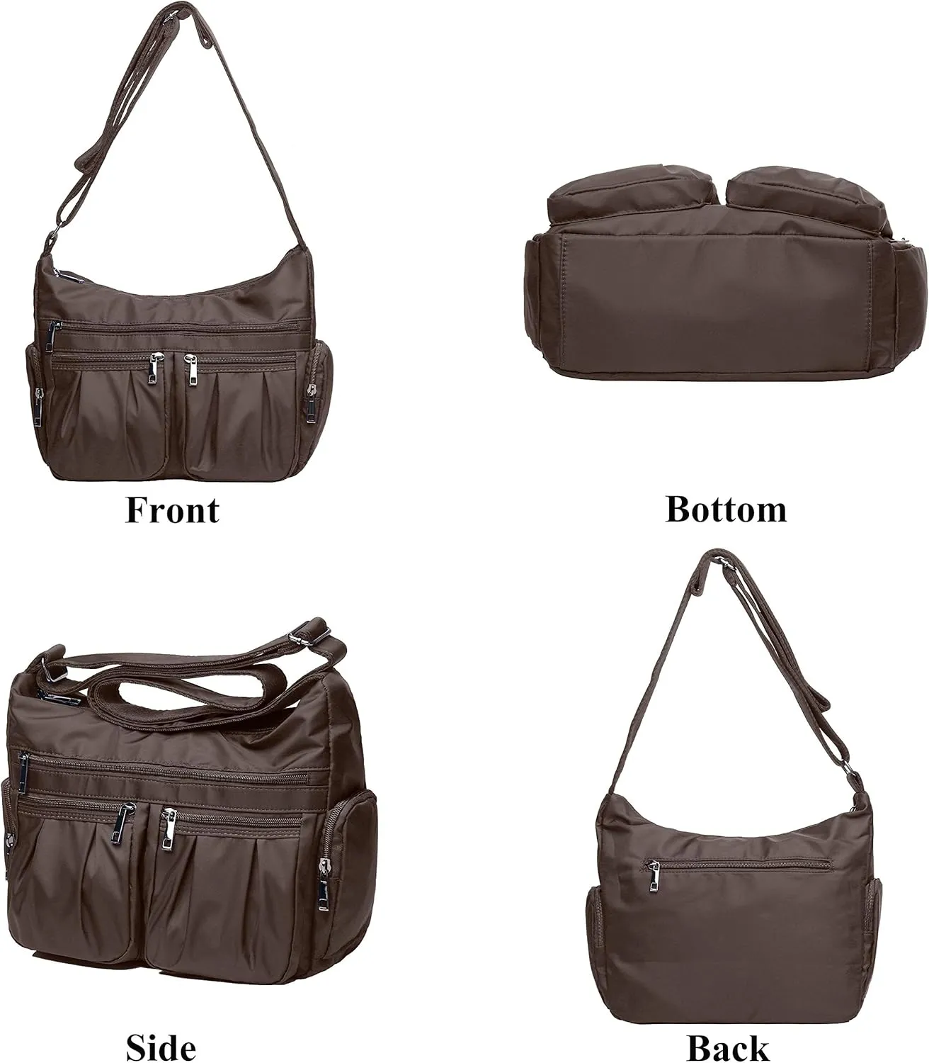 VOLGANIK ROCK Crossbody Purses for Women Shoulder Handbags Lightweight Waterproof Nylon Travel Bag Ladies Pocketbooks