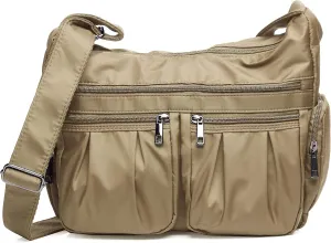 VOLGANIK ROCK Crossbody Purses for Women Shoulder Handbags Lightweight Waterproof Nylon Travel Bag Ladies Pocketbooks