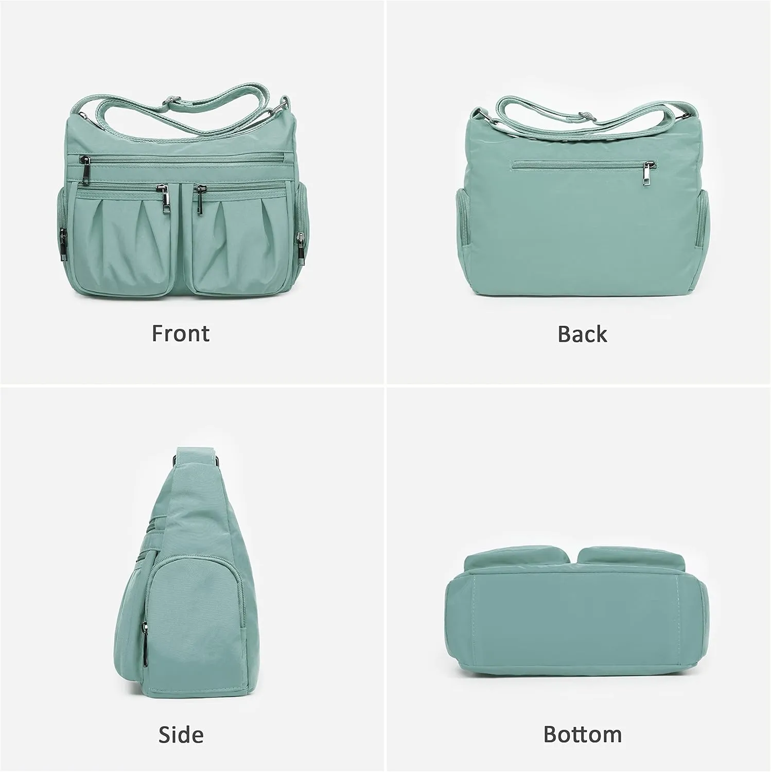 VOLGANIK ROCK Crossbody Purses for Women Shoulder Handbags Lightweight Waterproof Nylon Travel Bag Ladies Pocketbooks