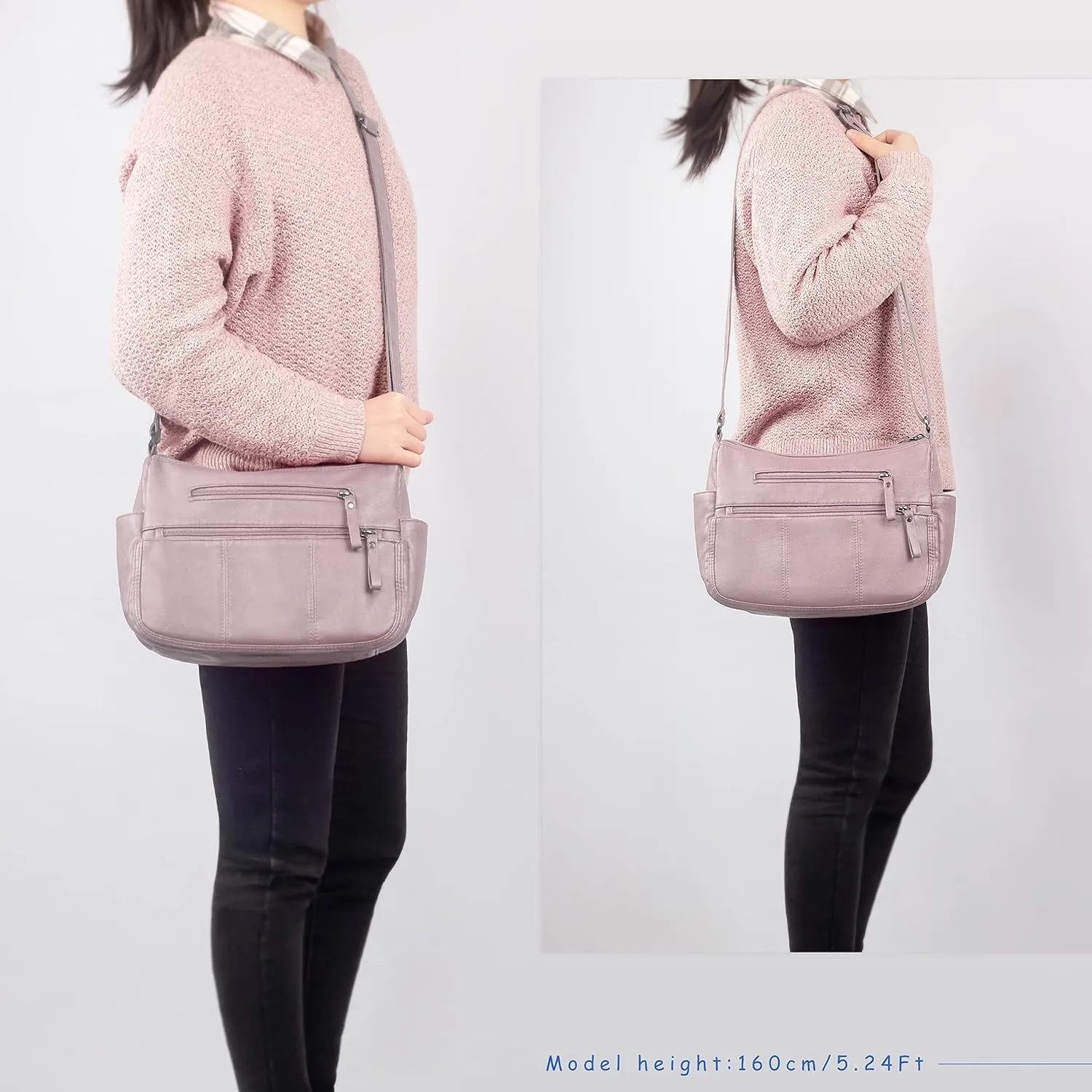 VOLGANIK ROCK Purses for Women Soft PU Leather Shoulder Bag Ladies Crossbody Purse and handbags Lightweight Pocketbook