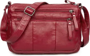 VOLGANIK ROCK Purses for Women Soft PU Leather Shoulder Bag Ladies Crossbody Purse and handbags Lightweight Pocketbook