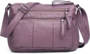 VOLGANIK ROCK Purses for Women Soft PU Leather Shoulder Bag Ladies Crossbody Purse and handbags Lightweight Pocketbook