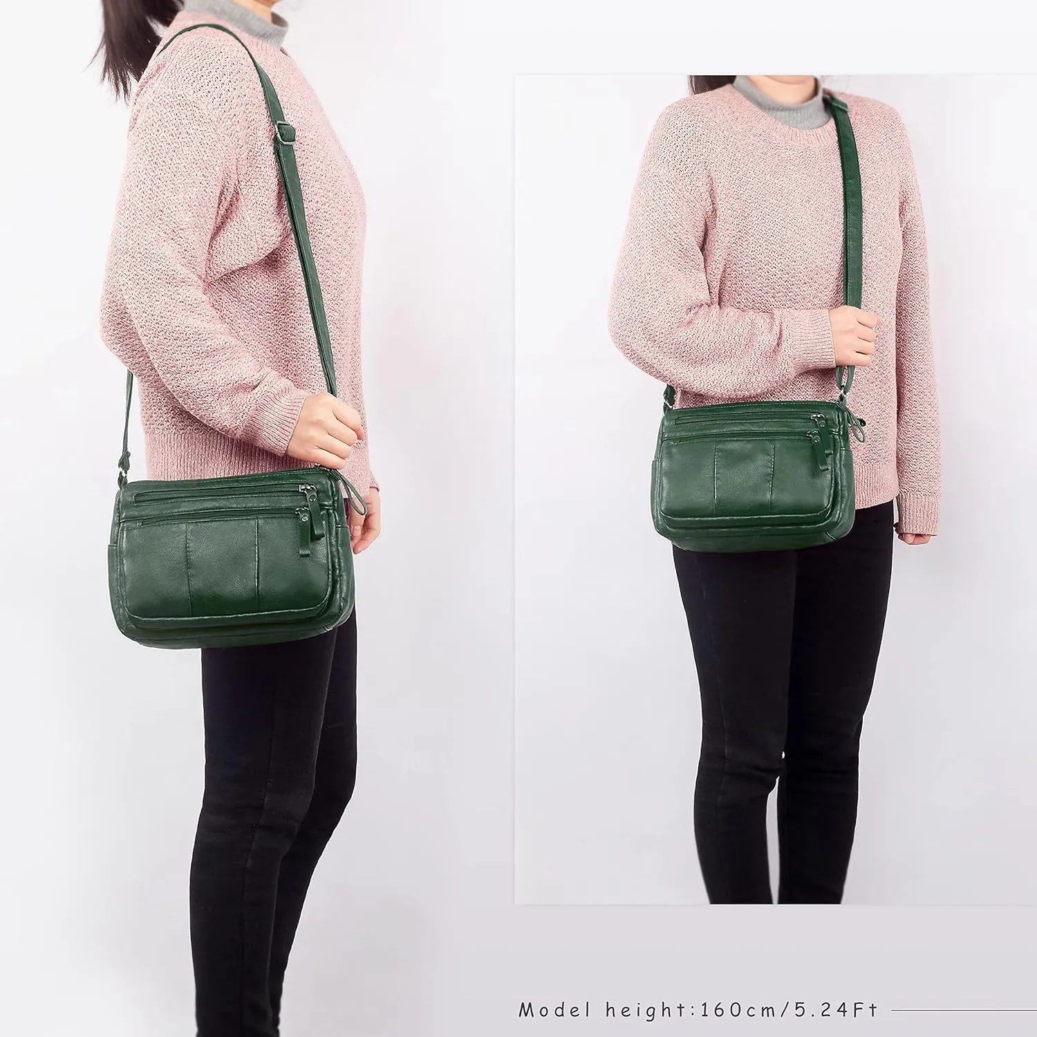 VOLGANIK ROCK Purses for Women Soft PU Leather Shoulder Bag Ladies Crossbody Purse and handbags Lightweight Pocketbook
