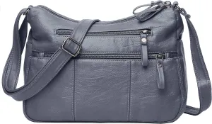 VOLGANIK ROCK Purses for Women Soft PU Leather Shoulder Bag Ladies Crossbody Purse and handbags Lightweight Pocketbook