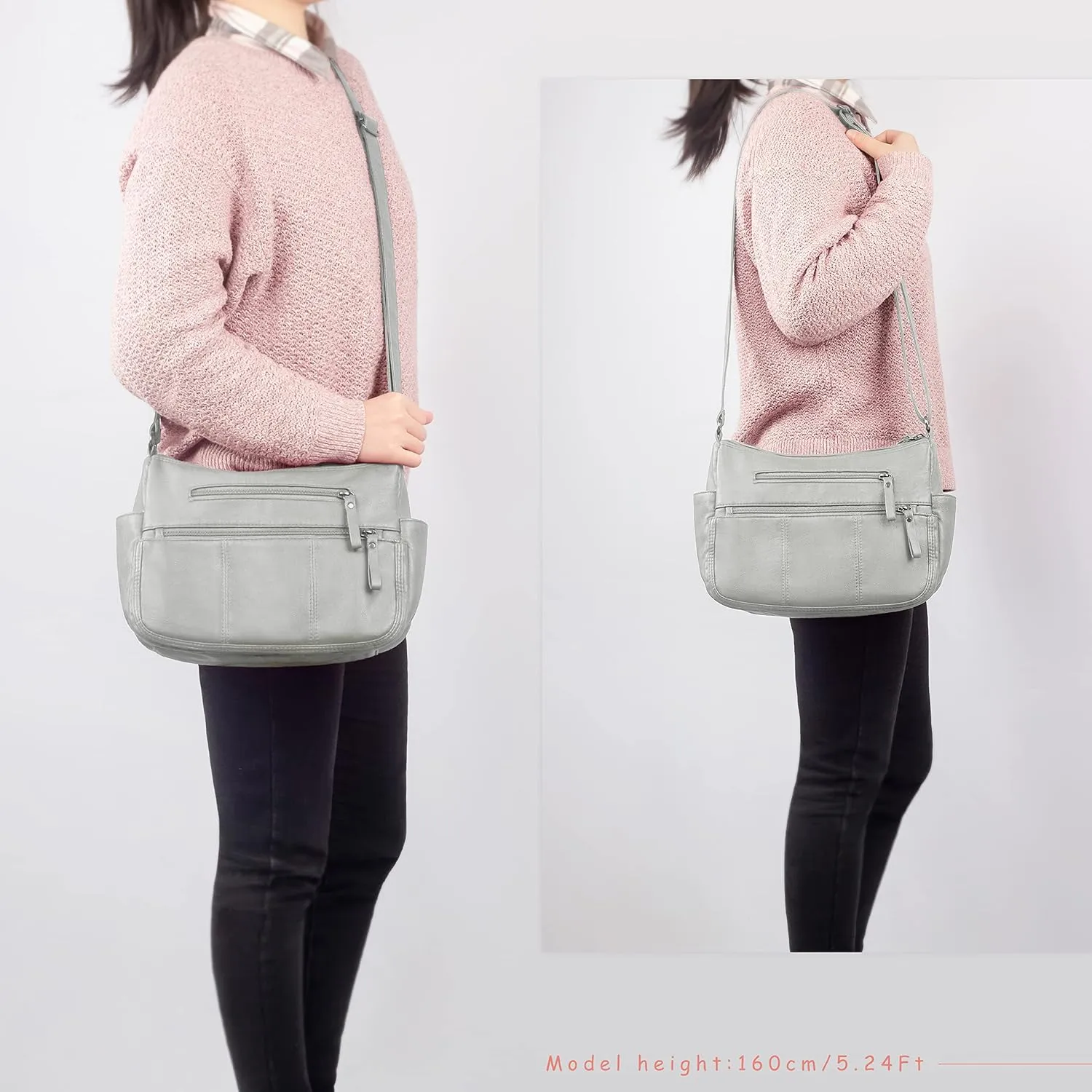 VOLGANIK ROCK Purses for Women Soft PU Leather Shoulder Bag Ladies Crossbody Purse and handbags Lightweight Pocketbook