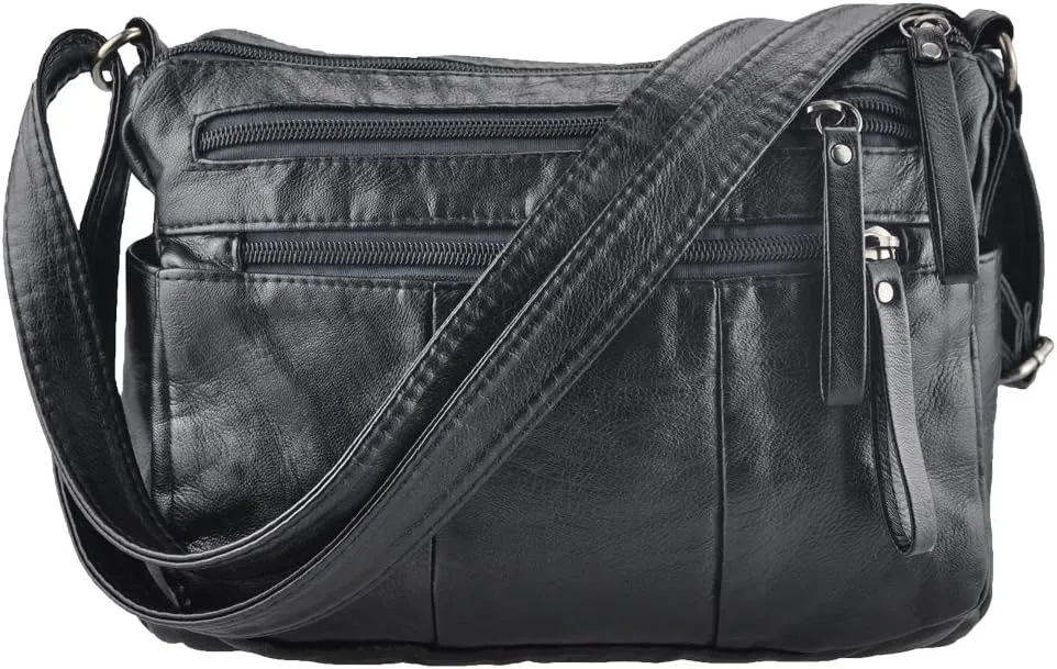 VOLGANIK ROCK Purses for Women Soft PU Leather Shoulder Bag Ladies Crossbody Purse and handbags Lightweight Pocketbook