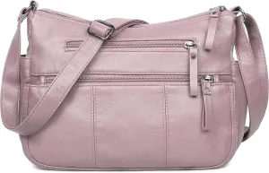 VOLGANIK ROCK Purses for Women Soft PU Leather Shoulder Bag Ladies Crossbody Purse and handbags Lightweight Pocketbook