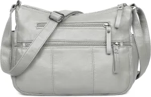 VOLGANIK ROCK Purses for Women Soft PU Leather Shoulder Bag Ladies Crossbody Purse and handbags Lightweight Pocketbook