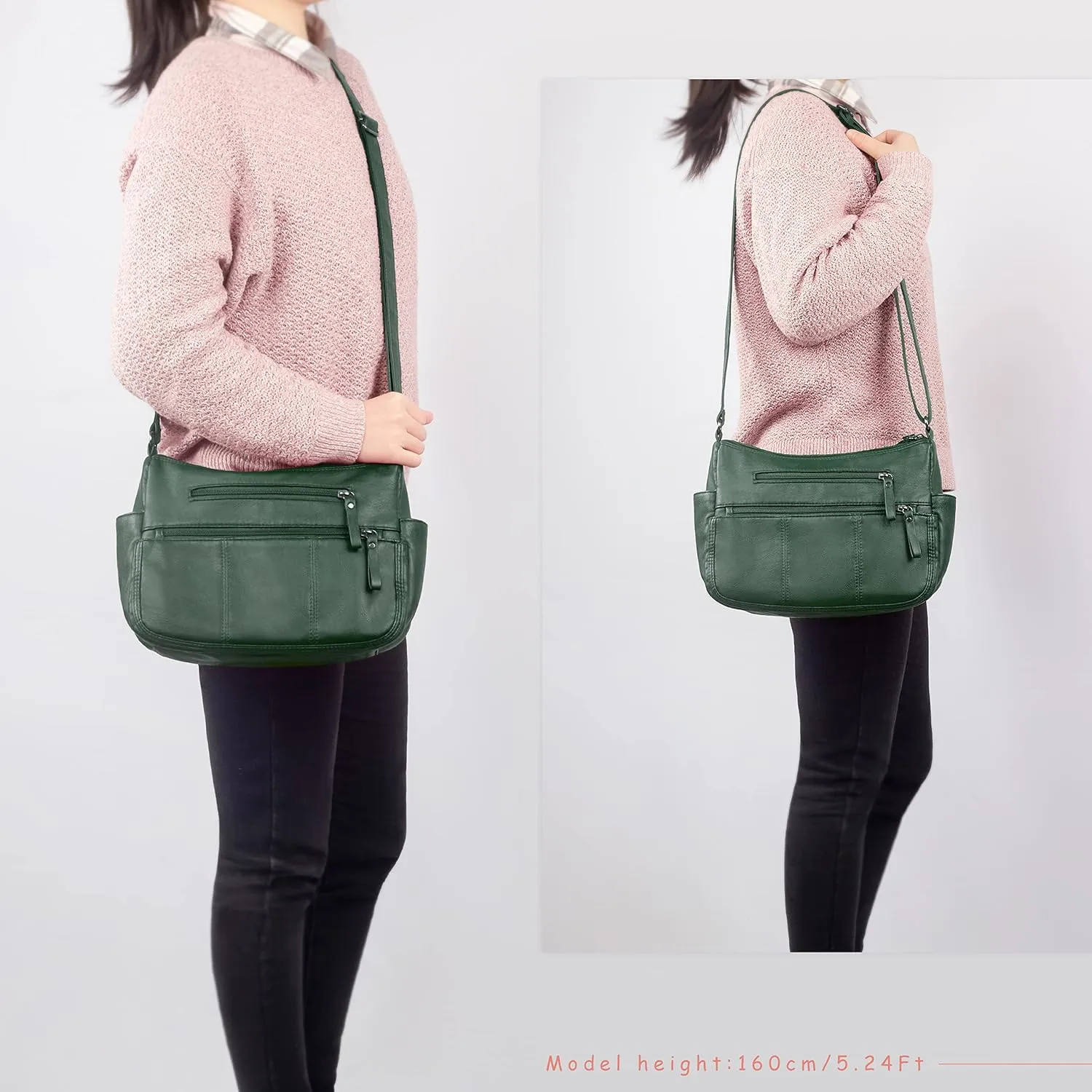 VOLGANIK ROCK Purses for Women Soft PU Leather Shoulder Bag Ladies Crossbody Purse and handbags Lightweight Pocketbook