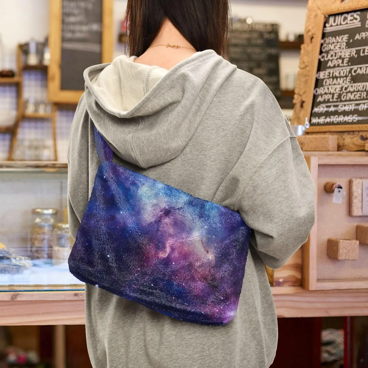 Watercolor Pumpkin in Fall Colors Lady Shoulder Bag, Tote Handbag, Womens Outdoor Bag