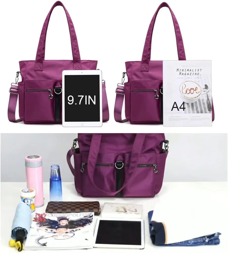 Women Casual Totes Handbags Shoulder Bags Purses Soft Nylon Bag