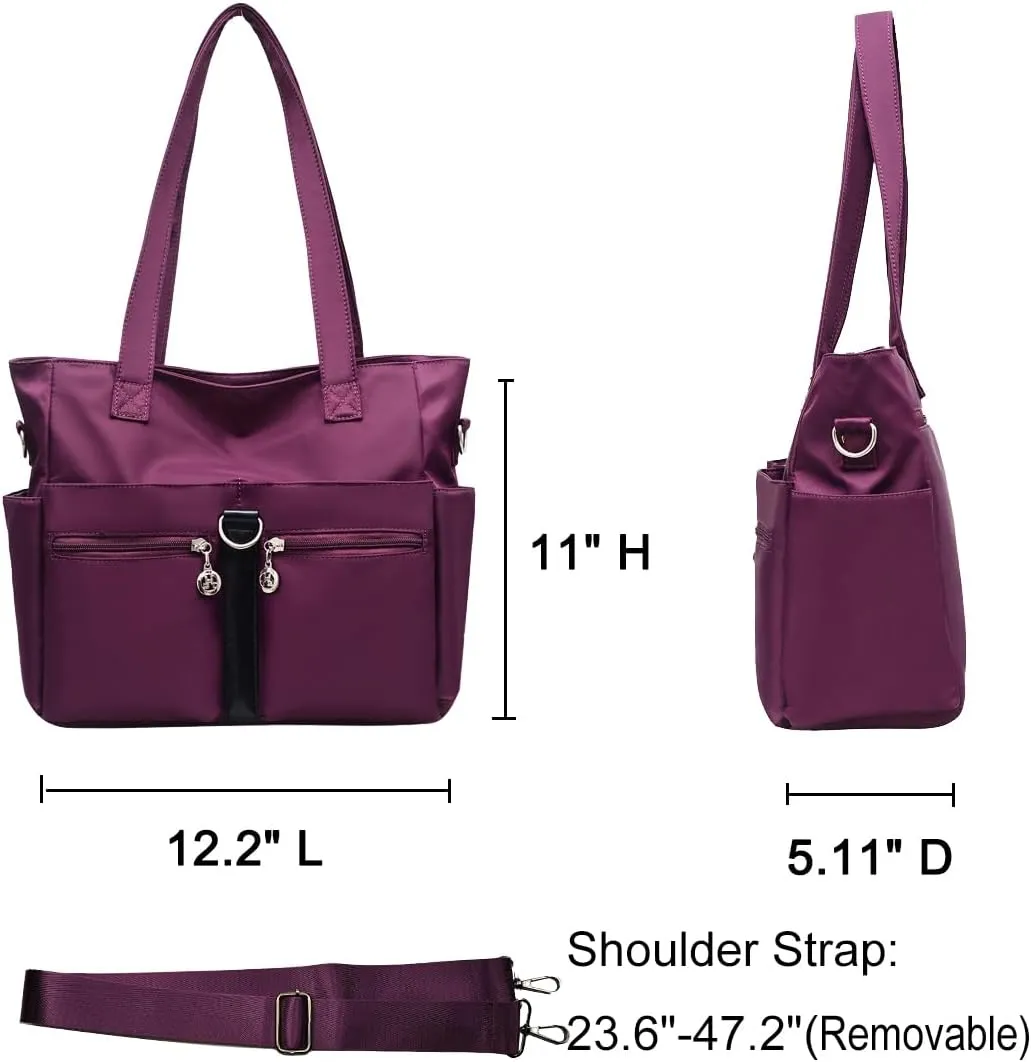 Women Casual Totes Handbags Shoulder Bags Purses Soft Nylon Bag