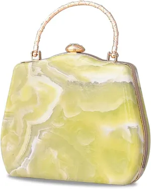 Women Evening Bag Marble Clutch Bag Bridal Wedding Purse Charming Shoulder Bag