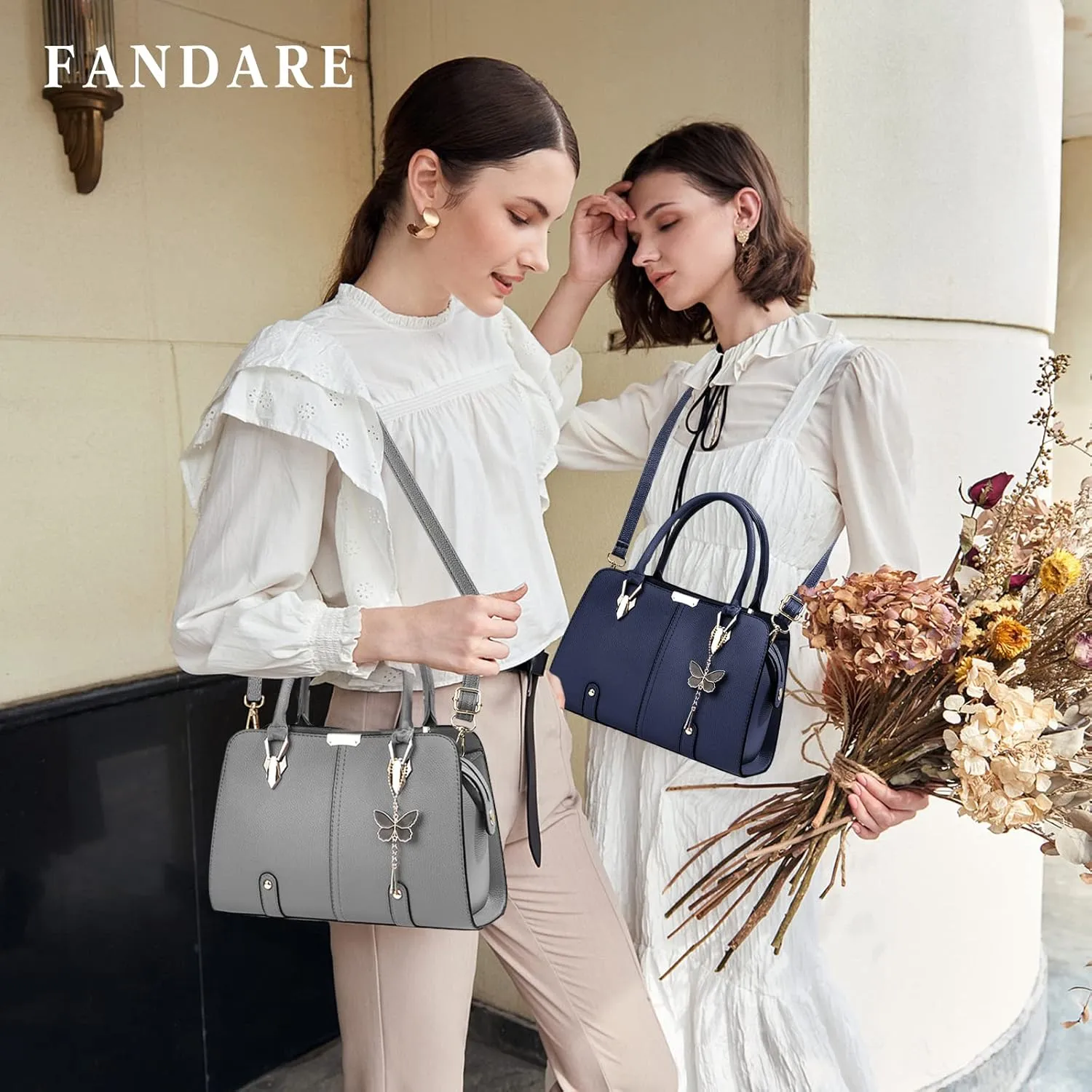 Women Handbag Tote PU Leather Shoulder Crossbody Waterproof Satchel