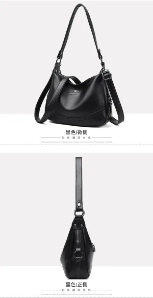 Women Handbags Soft Leather Ladies Shoulder Crossbody Purses and Handbag for Women's Messenger Bag 8156