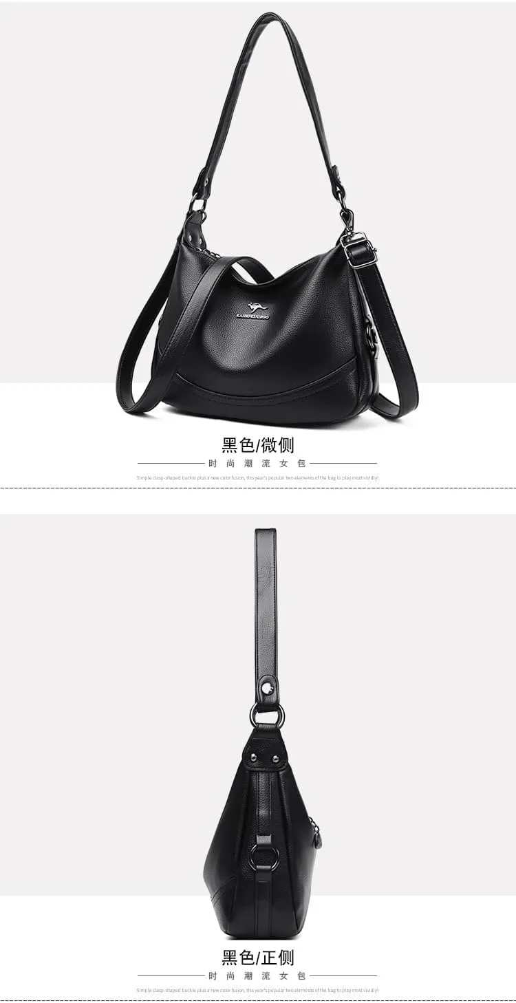 Women Handbags Soft Leather Ladies Shoulder Crossbody Purses and Handbag for Women's Messenger Bag 8156