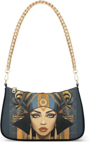 Women Shoulder Bag Ancient Egypt Painting Lightweight Clutch Handbags Casual Tote Handbags