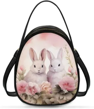 Women Small Shoulder Bag Waterproof Tote Square Satchel Handbags Lady Double Layer Portable Travel Holiday Gifts