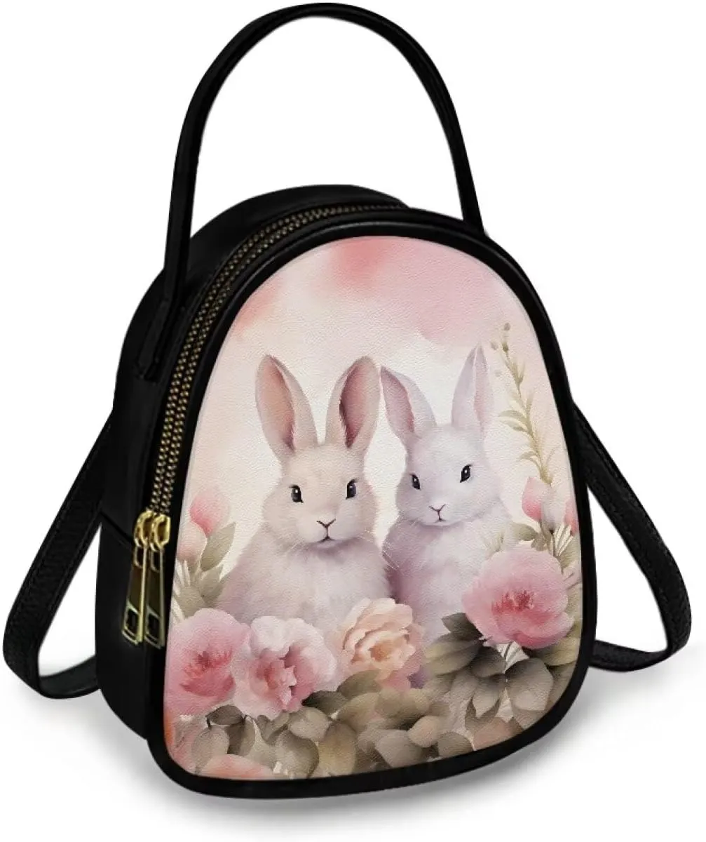 Women Small Shoulder Bag Waterproof Tote Square Satchel Handbags Lady Double Layer Portable Travel Holiday Gifts