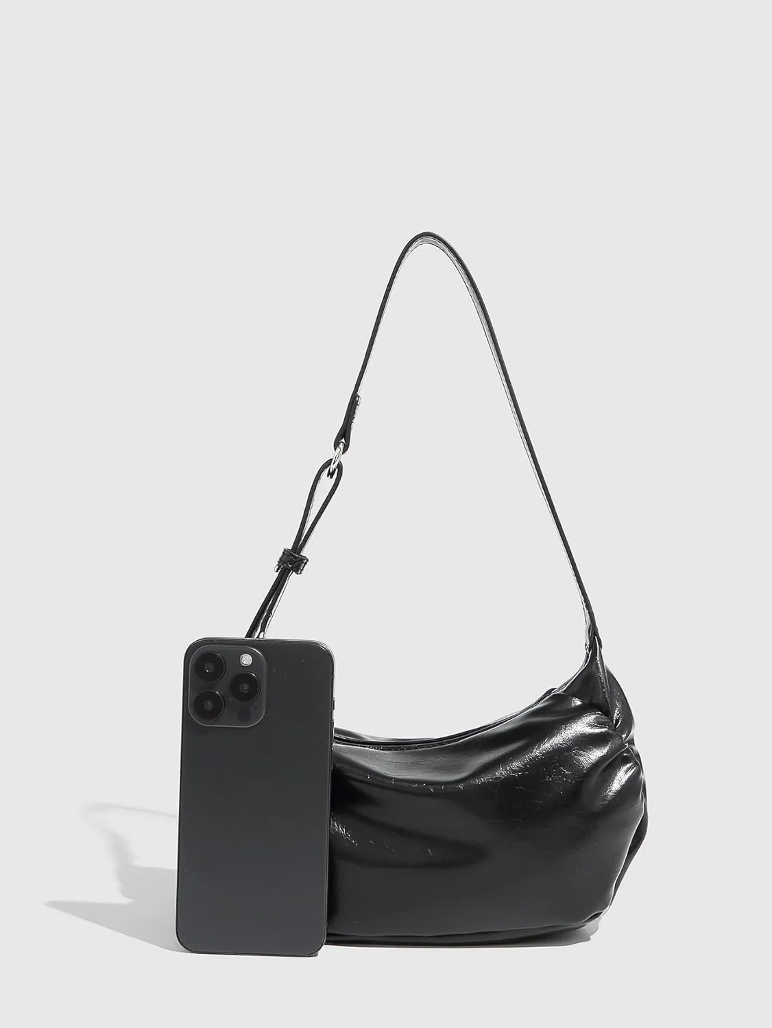 Women's Elegant Basic Shoulder Bag Zipper Lightweight Top Handle Y2K Handbags