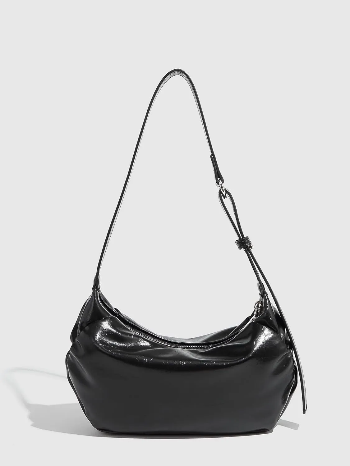 Women's Elegant Basic Shoulder Bag Zipper Lightweight Top Handle Y2K Handbags
