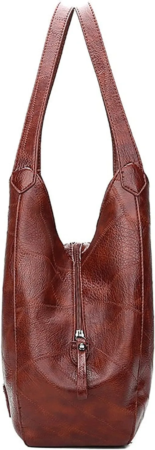 Women's Handbags Vintage Leather Luxury Handbags Women Bags Designer Bags Women Bags Large Capacity Bags(D)