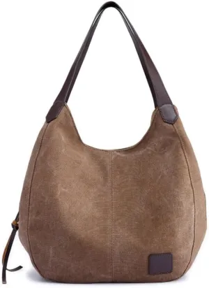 Womens Purses and Handbags Soft and Breathable Shoulder Bag for Women Tote Bag Canvas Hobo Bags Ladies Handbags