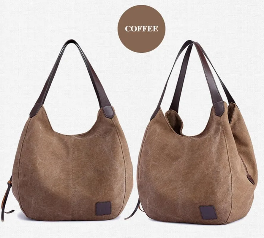 Womens Purses and Handbags Soft and Breathable Shoulder Bag for Women Tote Bag Canvas Hobo Bags Ladies Handbags