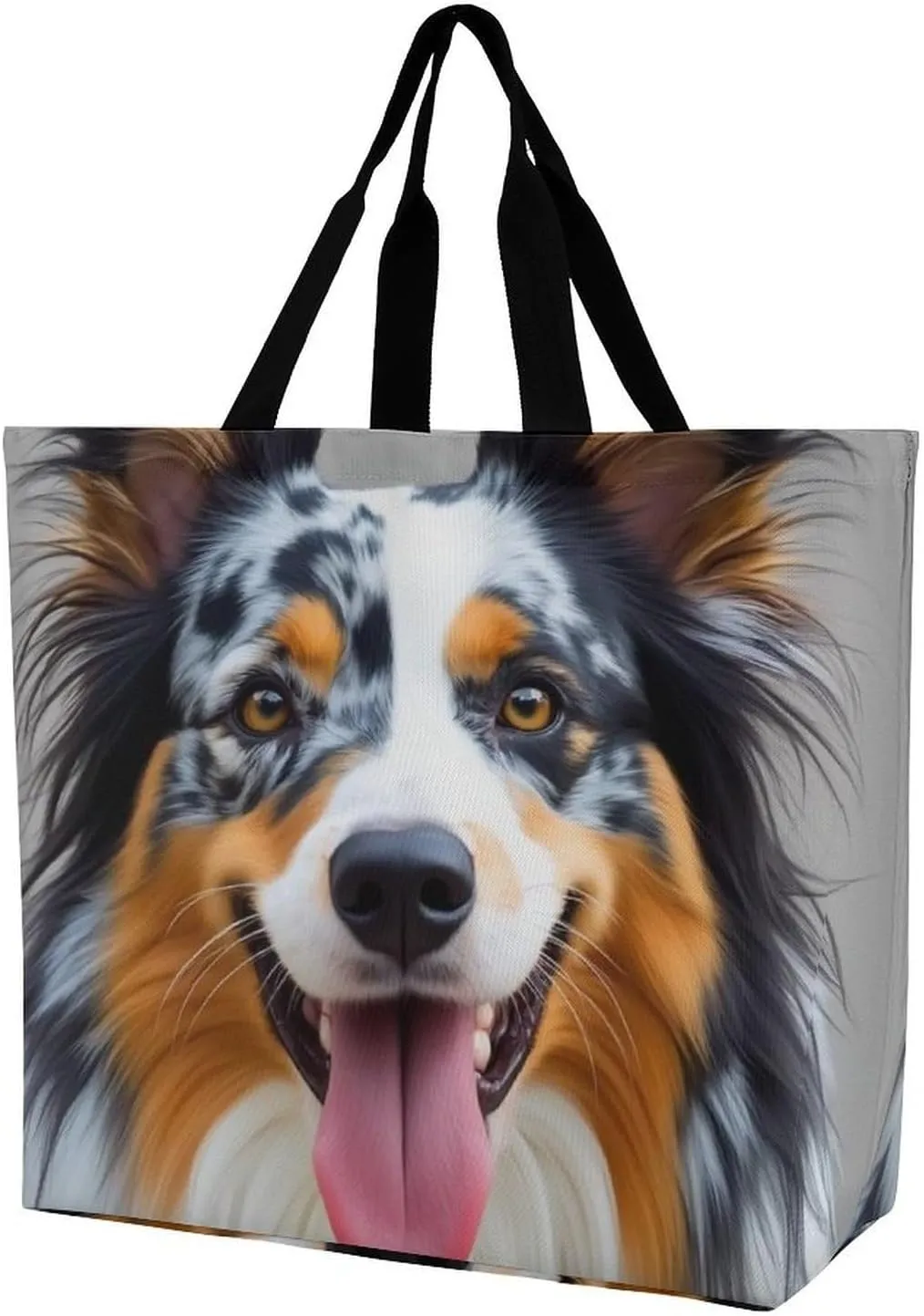 Women's Reusable Tote Bag, Portable Shoulder Handbags Large Capacity Casual Shopping Bags