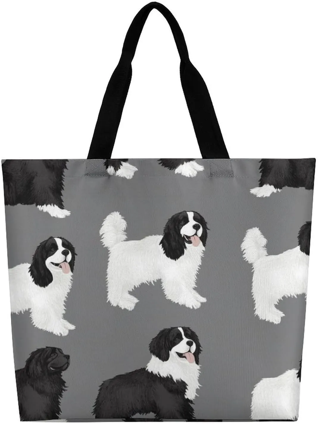 Women's Reusable Tote Bag, Portable Shoulder Handbags Large Capacity Casual Shopping Bags