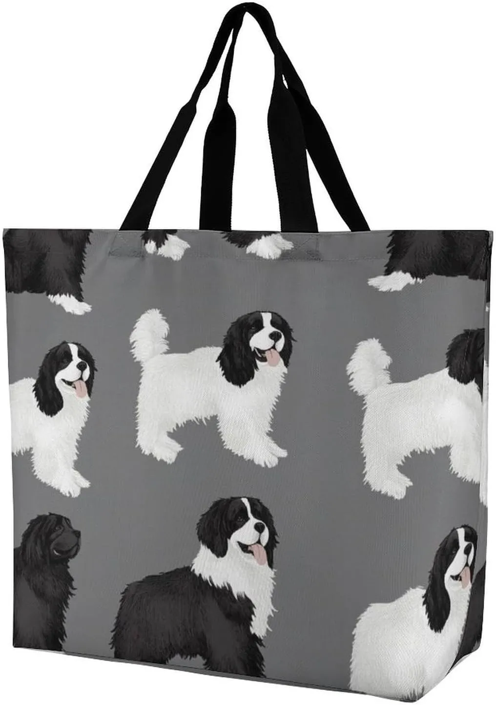 Women's Reusable Tote Bag, Portable Shoulder Handbags Large Capacity Casual Shopping Bags