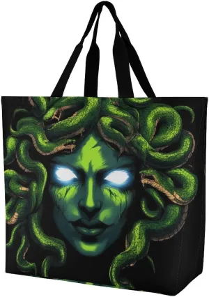 Women's Reusable Tote Bag, Portable Shoulder Handbags Large Capacity Casual Shopping Bags