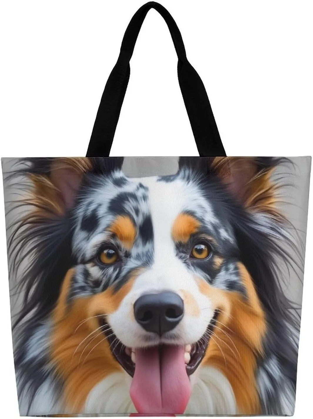 Women's Reusable Tote Bag, Portable Shoulder Handbags Large Capacity Casual Shopping Bags